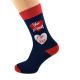 Unisex Two Hearts One Love Romantic Socks