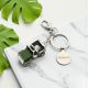 Personalised Green Military Vehicle Keyring