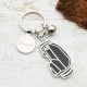 Personalised Tag Golf Bag and Ball Keyring