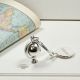 Spinning Globe Keyring With Personalised Trolley Tag