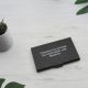 Personalised Black Business Card Metal Case