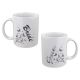 Bride & Groom Butterfly Design Mugs Set
