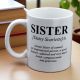 Personalised Dictionary Definition of Sister or Brother Mug