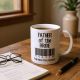 Funny Father of the Bride Scan Here for Payment Personalised Barcode Mug