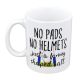 No Pads No Helmets Just a Funny Shaped Ball Rugby Mug