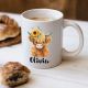 Personalised with Name Highland Cow Design 11oz Ceramic Coffee or Tea Mug
