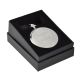 Engraved Tempus est Pecunia Silver Pocket Watch