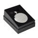 Engraved Make Time Design Silver Pocket Watch