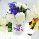 Vintage Style Butterfly Design Personalised Ceramic Table Number Pots