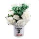 Just married Car Design Ceramic Table Number Pots