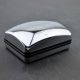 Engravable De Luxe Large Lightweight Silver Cufflinks Box
