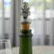 English Made Pewter Sir Frances Drake Wine Bottle Stopper in Gift Pouch