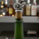 English Made Pewter Otter Wine Bottle Stopper in Gift Pouch