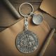Personalised English Made Pewter Templar Seal Keyring