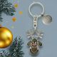 Personalised English Made Pewter Rudolph Keyring