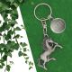 Personalisation English Made Pewter Prancing Horse Keyring