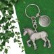 Personalised English Made Pewter Shire Horse Keyring