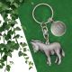 Personalised English Made Pewter Donkey Keyring