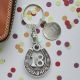 Personalised English Made Pewter Good Luck 18 Keyring