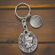 Personalised English Made Pewter Good Luck Scotland Keyring