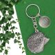 Personalised English Made Pewter Hedgehog Keyring