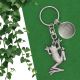 Personalised English Made Pewter Tree Frog Keyring