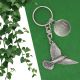 Personalised English Made Pewter Merlin Bird Keyring