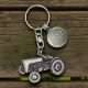 Personalised English Made Pewter Vintage Tractor Keyring