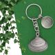 Personalised English Made Pewter Clam Shell Keyring