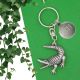 Personalised English Made Pewter Crocodile Keyring