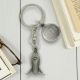 Personalised English Made Pewter Sky Rocket Keyring