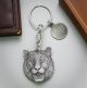 Personalised English Made Pewter Tiger Keyring