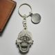 Personalised English Made Pewter Skeleton Skull Keyring
