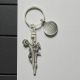 Personalised English Made Pewter Flintlock Pistol Keyring