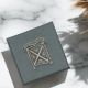 English Handmade Pewter Edinburgh Scotland Lapel Pin Badge in a Gift Box