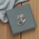 Sherlock Holmes English Made Pewter Lapel Pin Badge Presented in a Box