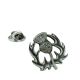 Scotlands Thistle Design English Made Pewter Lapel Pin Badge