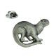 Otter English Made Pewter Lapel Pin Badge
