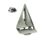 Yacht Sailing English Made Pewter Lapel Pin Badge
