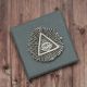 All Seeing Eye English Made Pewter Lapel Pin Badge Presented in a Box