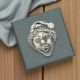 Clown English Made Pewter Lapel Pin Badge in Box