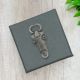 English Handmade Pewter Steampunk Cows Head Lapel Pin Badge in a Gift Box