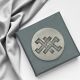 Earth Symbol Zodiac Sign English Made Pewter Lapel Pin Badge in Box