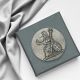 Britannia English Made Pewter Lapel Pin Badge in a Box
