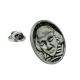 Shakespeare Bust English Made Pewter Lapel Pin Badge