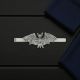 English Made Pewter Open Wing Bat Tie Bar Slide