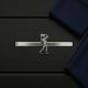 English Made Pewter Golfer Tie Bar Slide