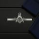 English Made Pewter Masonic with G Tie Bar Slide