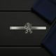 English Made Pewter Rampant Lion Tie Bar Slide