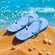Personalised Initials Mens Blue Flip Flops